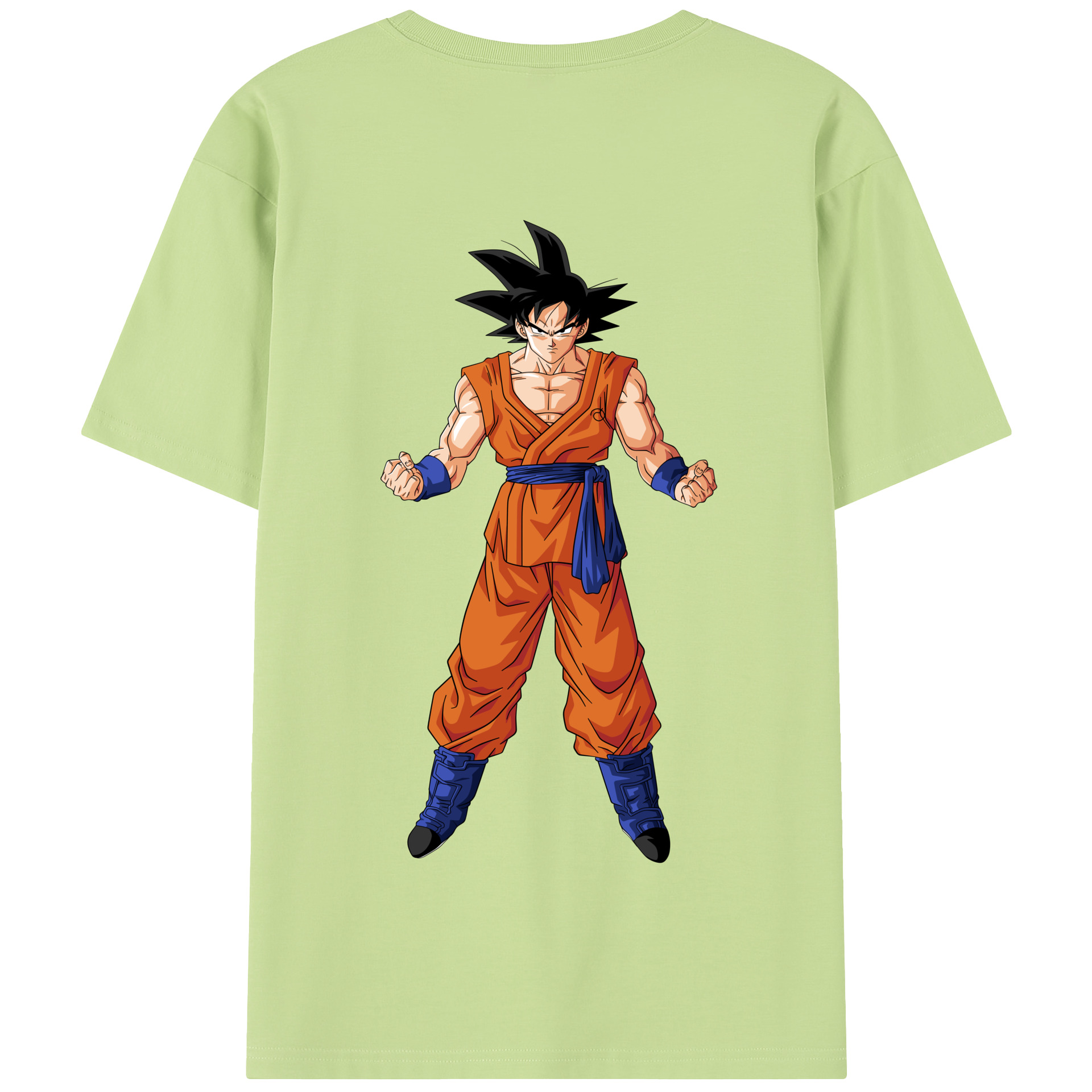 （画像用） ドラゴンボール 孫悟空（そん ごくう）Son Goku カカロット DRAGON BALL Kakarotto 綿100％半袖Tシャツ（背面プリント）